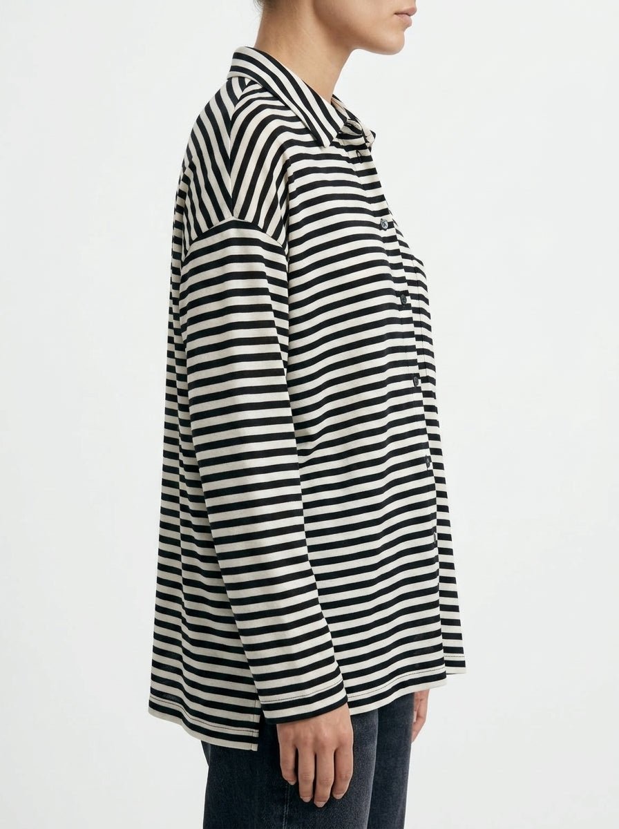Camisa Shirt C-Zero Rayas Negro
