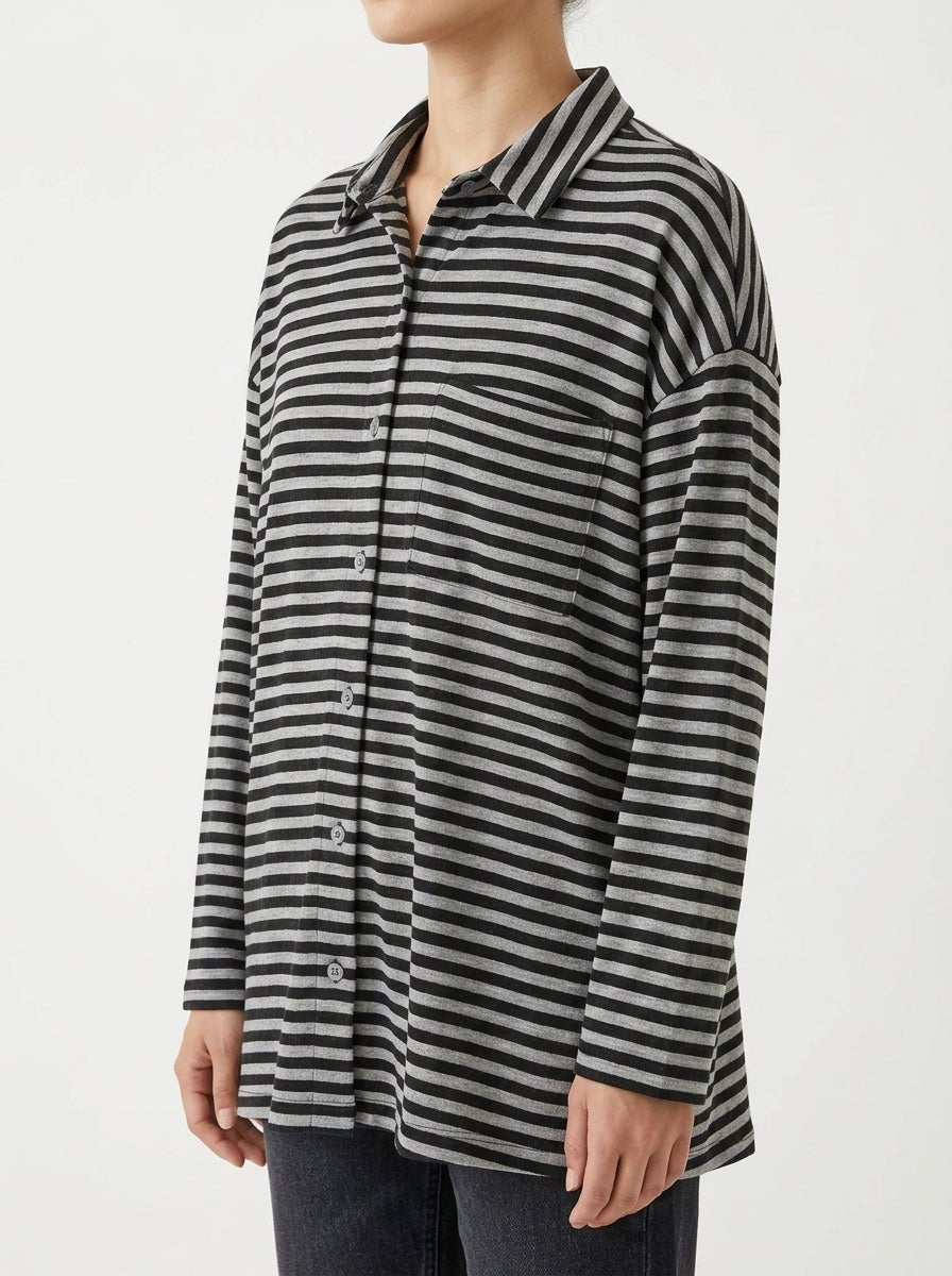 Camisa Shirt C-Zero Rayas Marrón