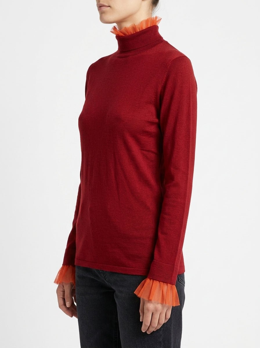 Camiseta Shirt C-Zero Cuello Perkins Rojo