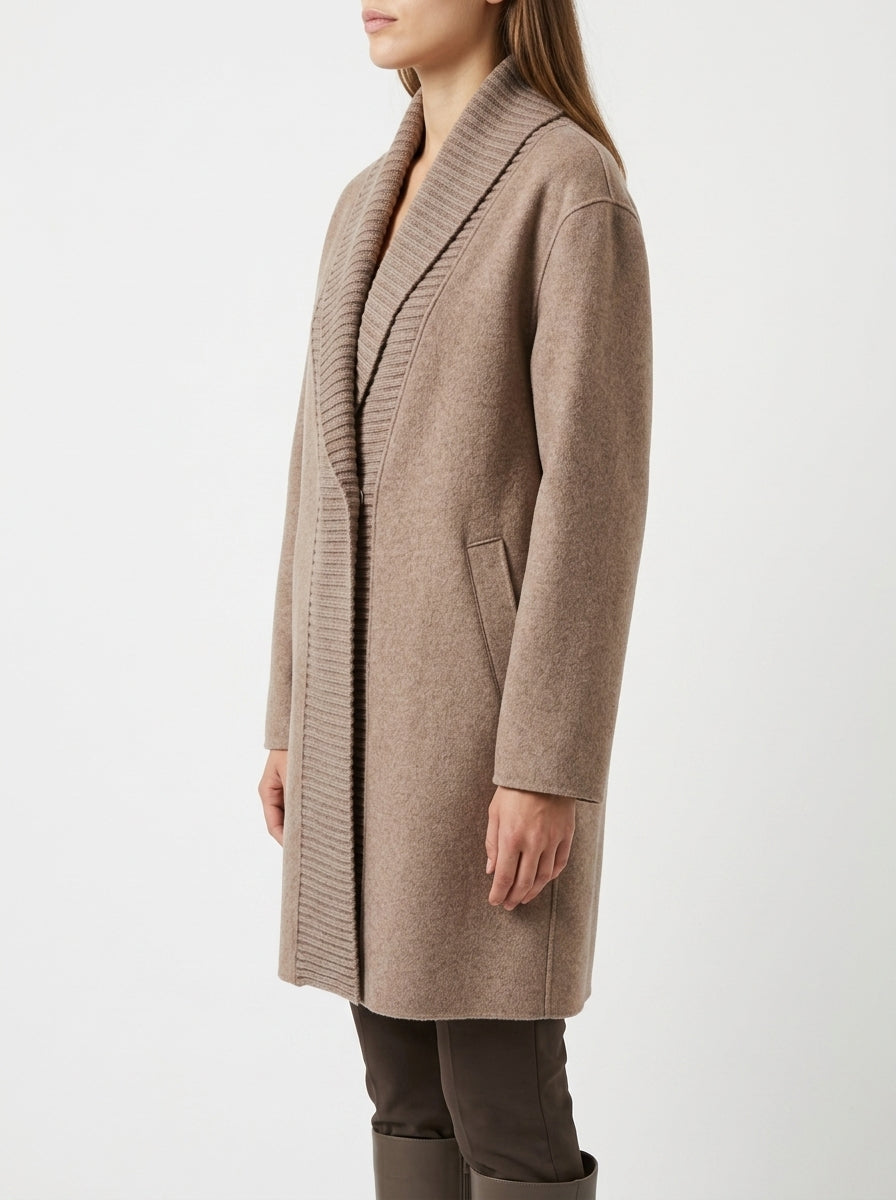 Chaquetón Rosso35 Lana Beige