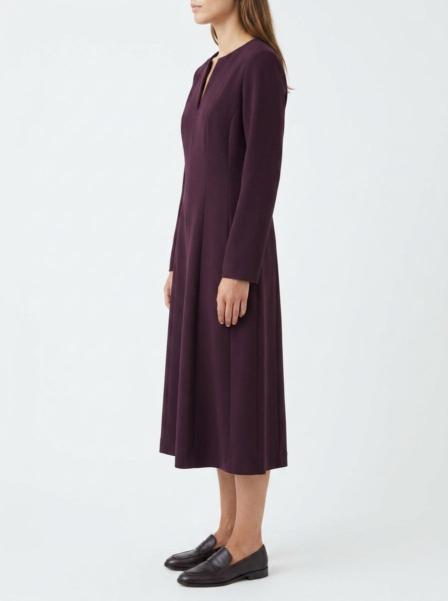 Rosso35 Plum Couture Dress