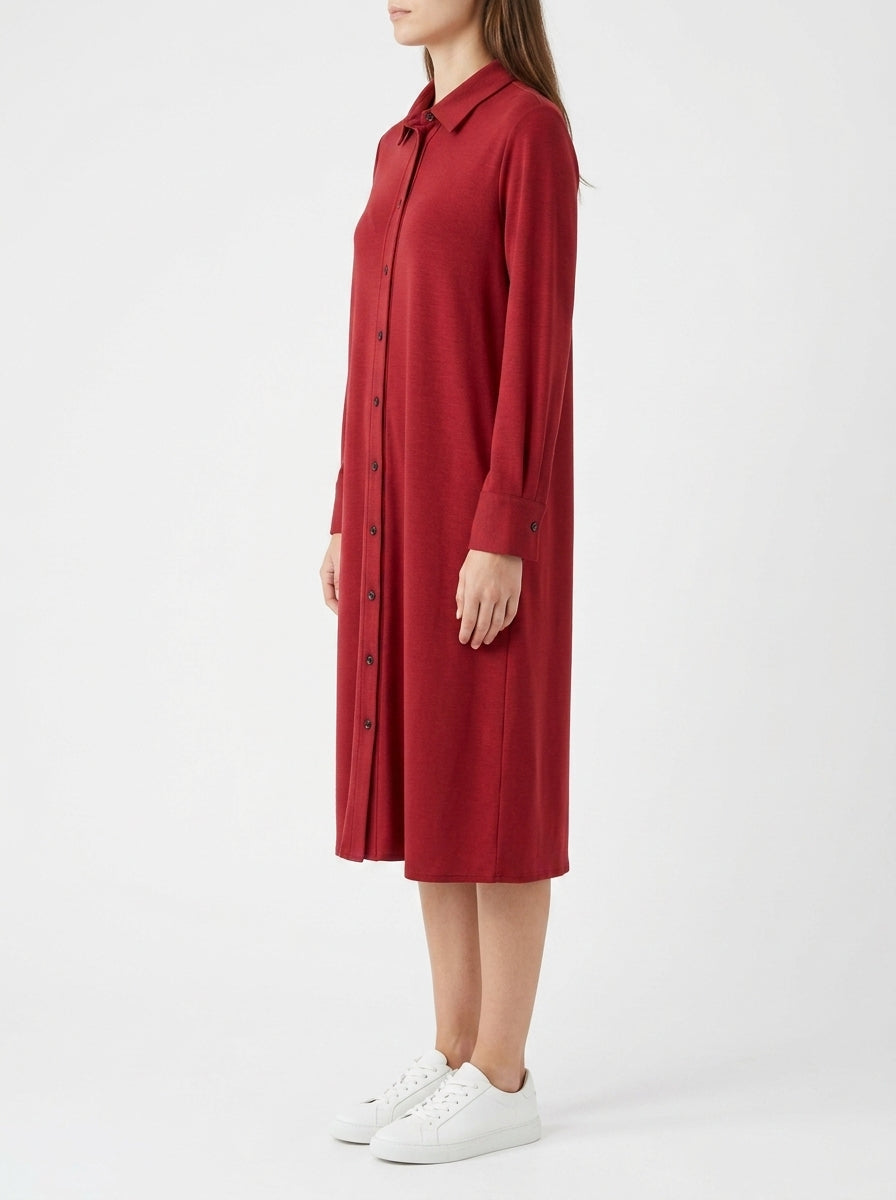 Vestido Rosso35 Camisero Rojo