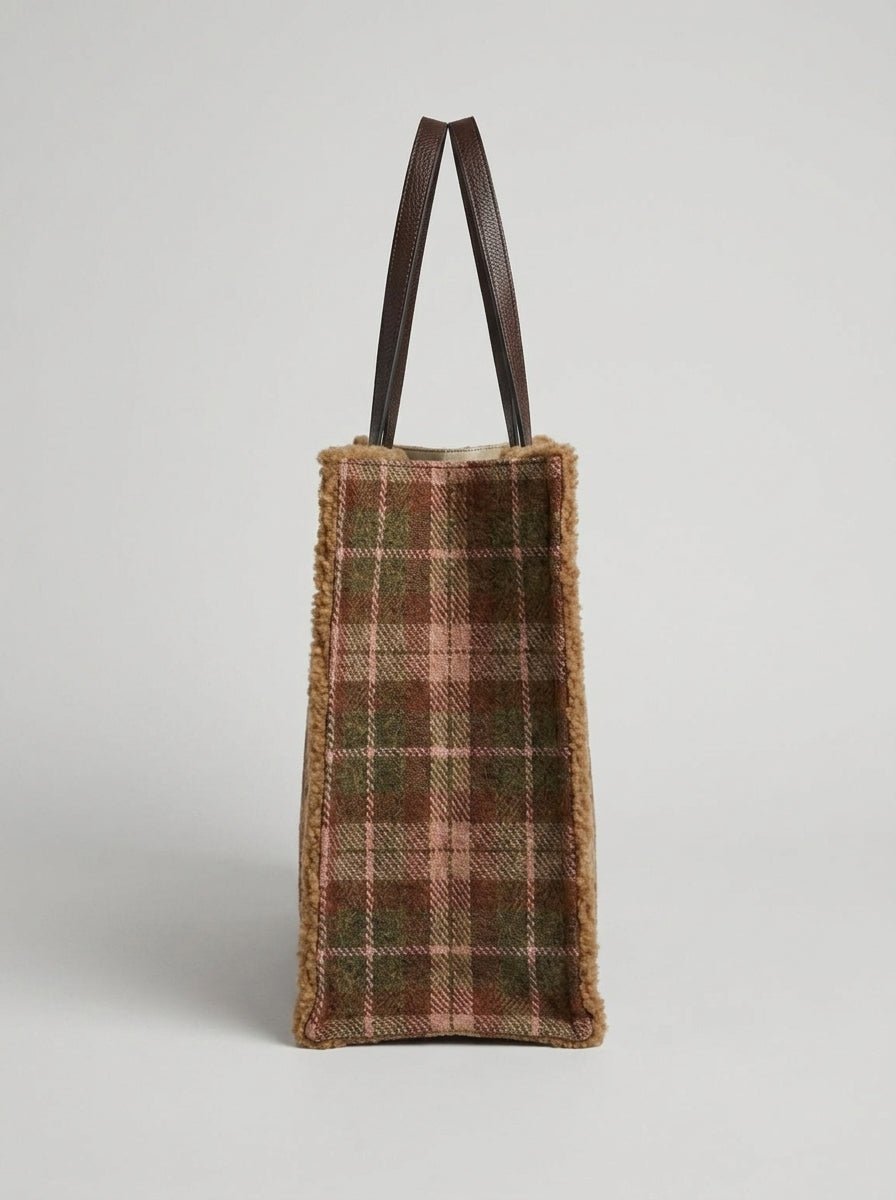 Bolso Kassiopea Maxi Shearling Cammello