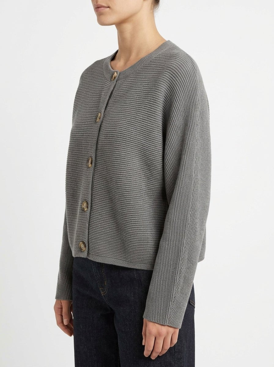 Cardigan Paisie Corto Gris