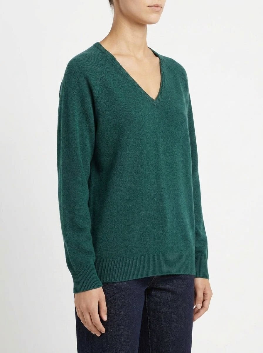 Sueter Floor Cuello Pico Verde
