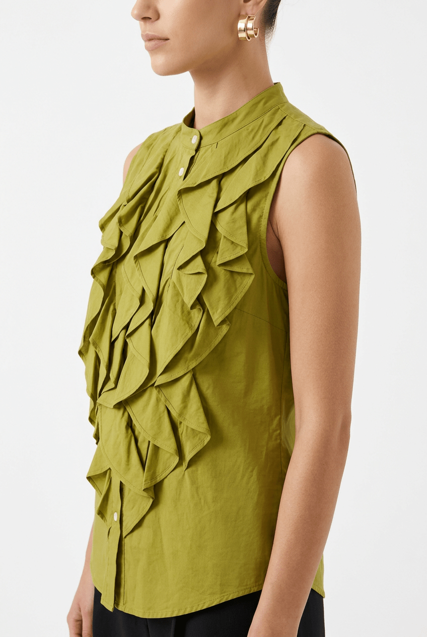 Top Camicetta Snob Volants Huile