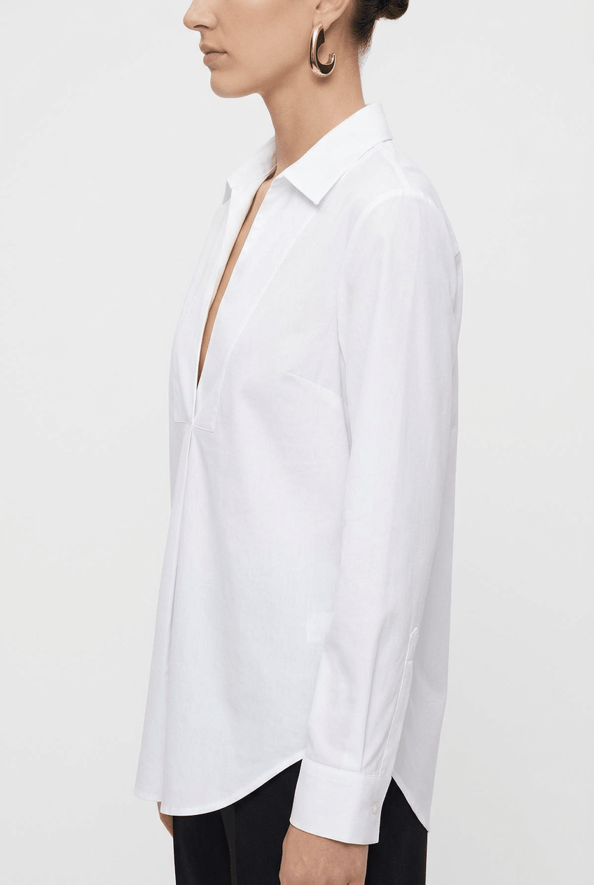 Camicetta Snob Chemise Blanche Fermée