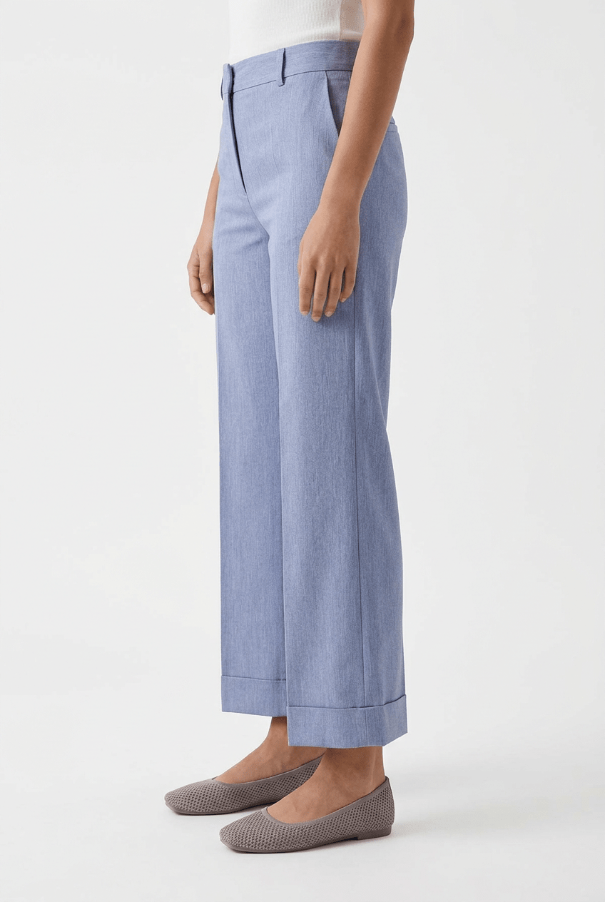 Pantalon large à rayures Adele