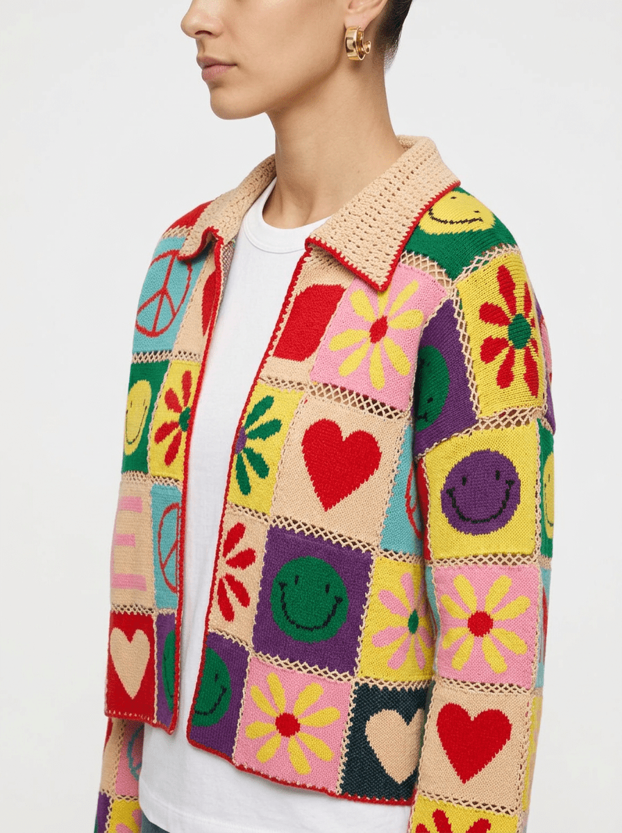 Chaqueta Me369 Miami Crochet Multicolor