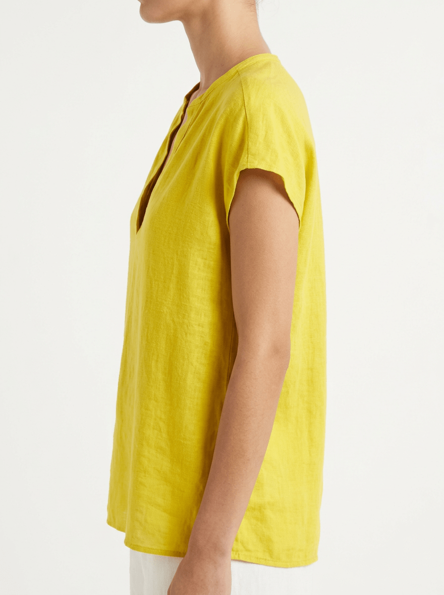 Camiseta Shirt C-Zero Lino Amarillo