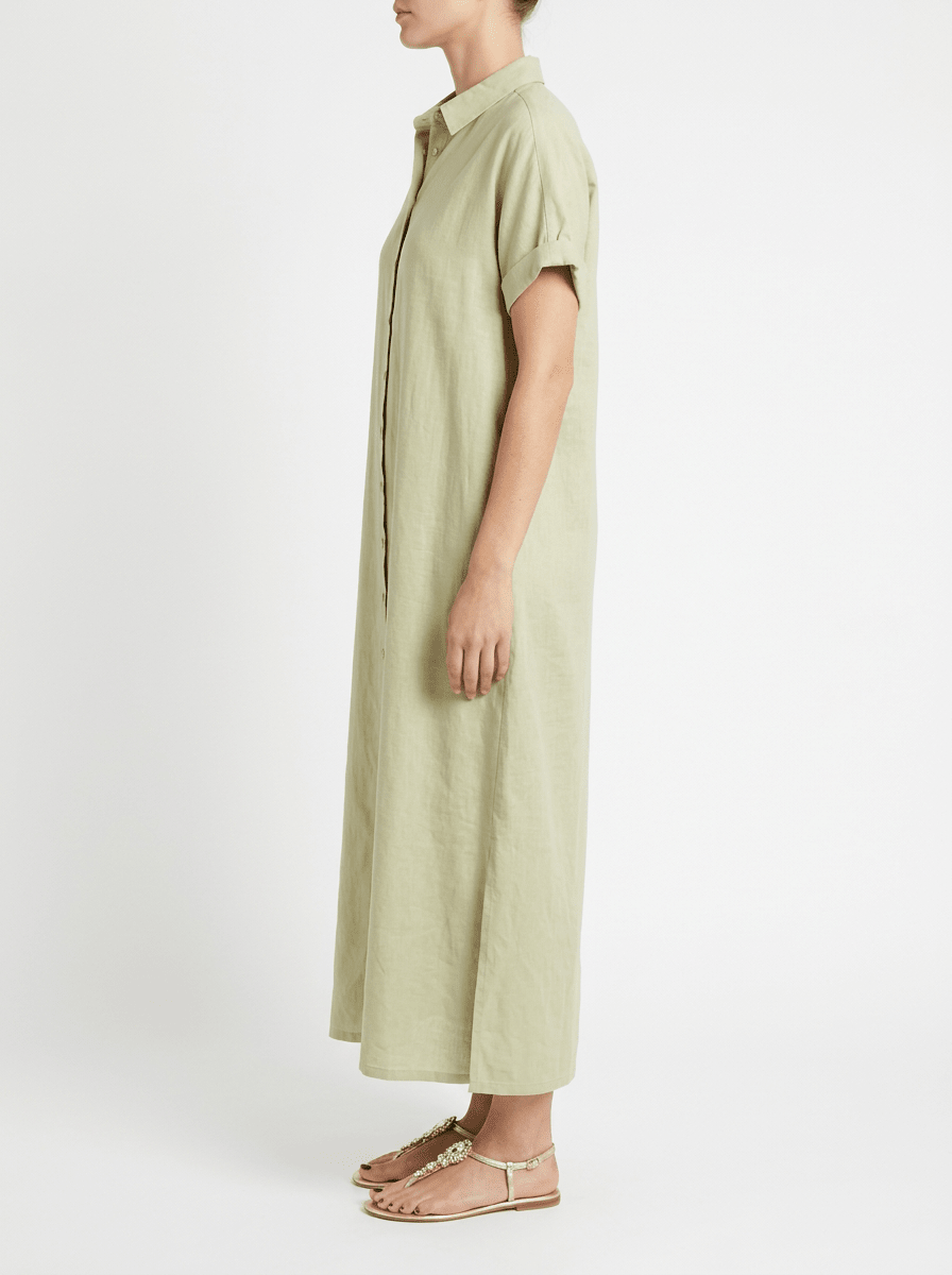 Vestido Hod Tampa Verde Salvia