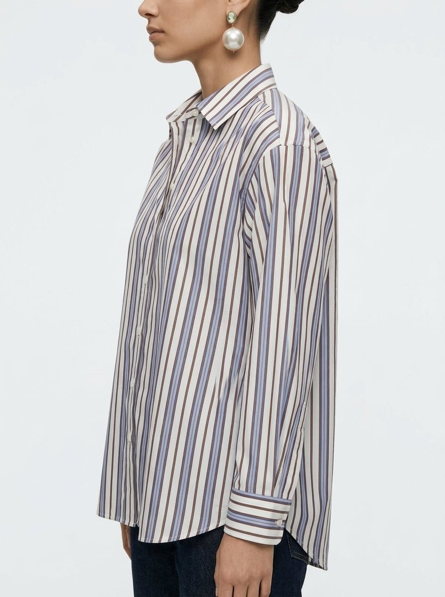 Camisa Diega Centia Rayas Azul