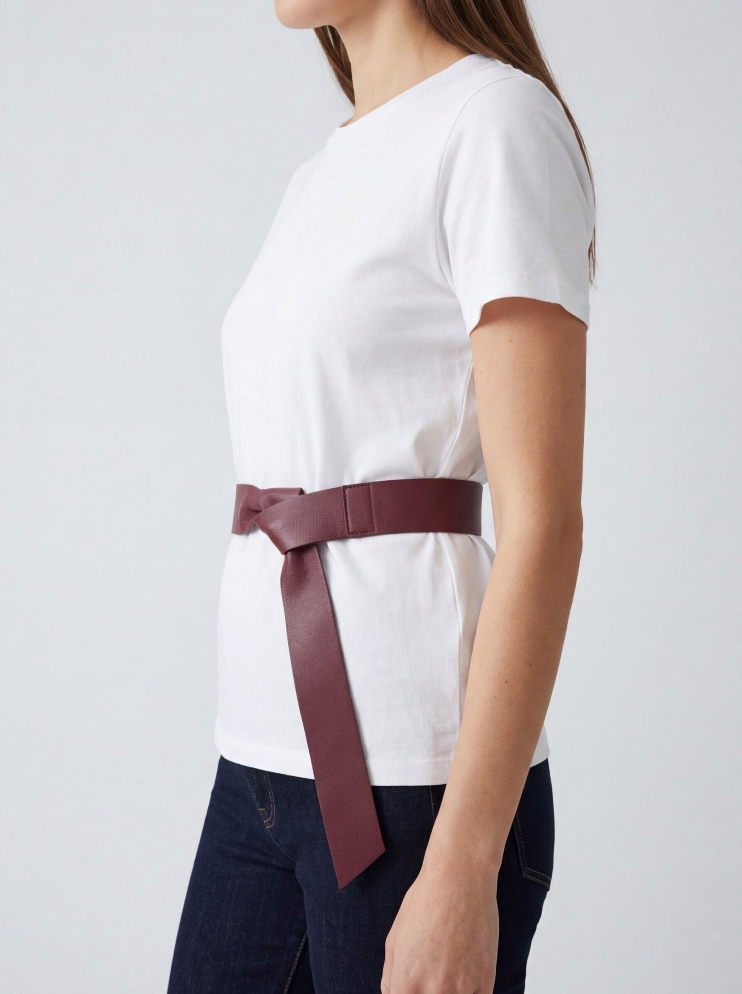 Cinturón Niu Lazo Burdeos