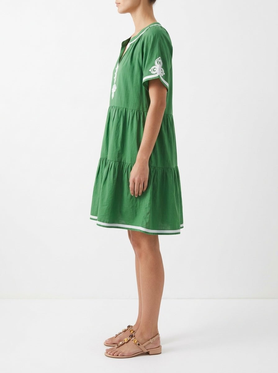 Vestido Rose And Rose Flora Verde