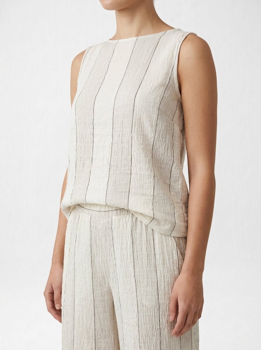 Agoefil Wide Striped Top