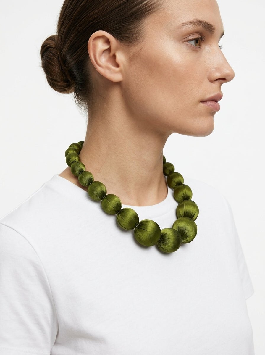 Collar Il Baco Da Seta Lohn Caqui