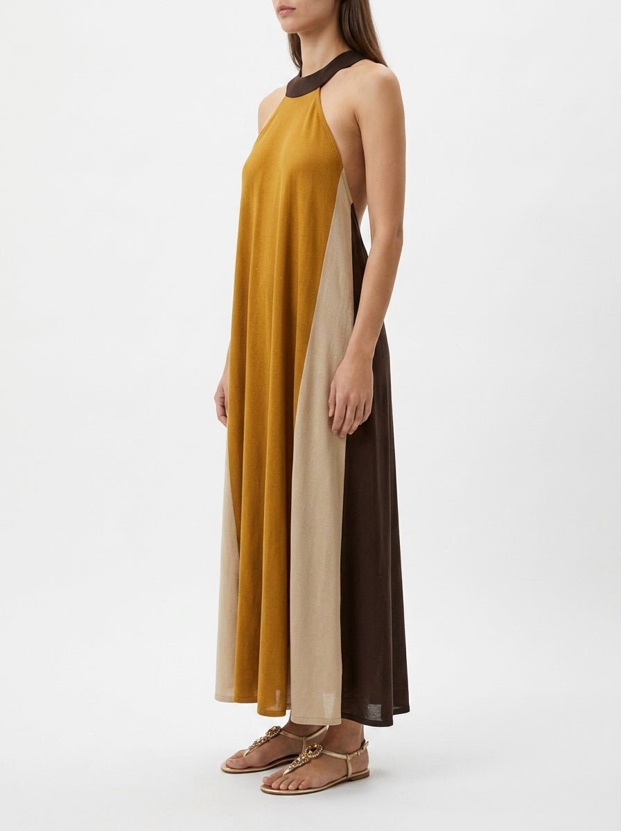 Robe orange ombrée Alekai Makoi
