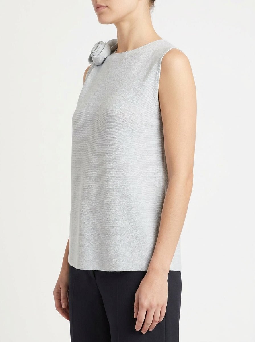 Haut en tricot à fleurs légères Conti