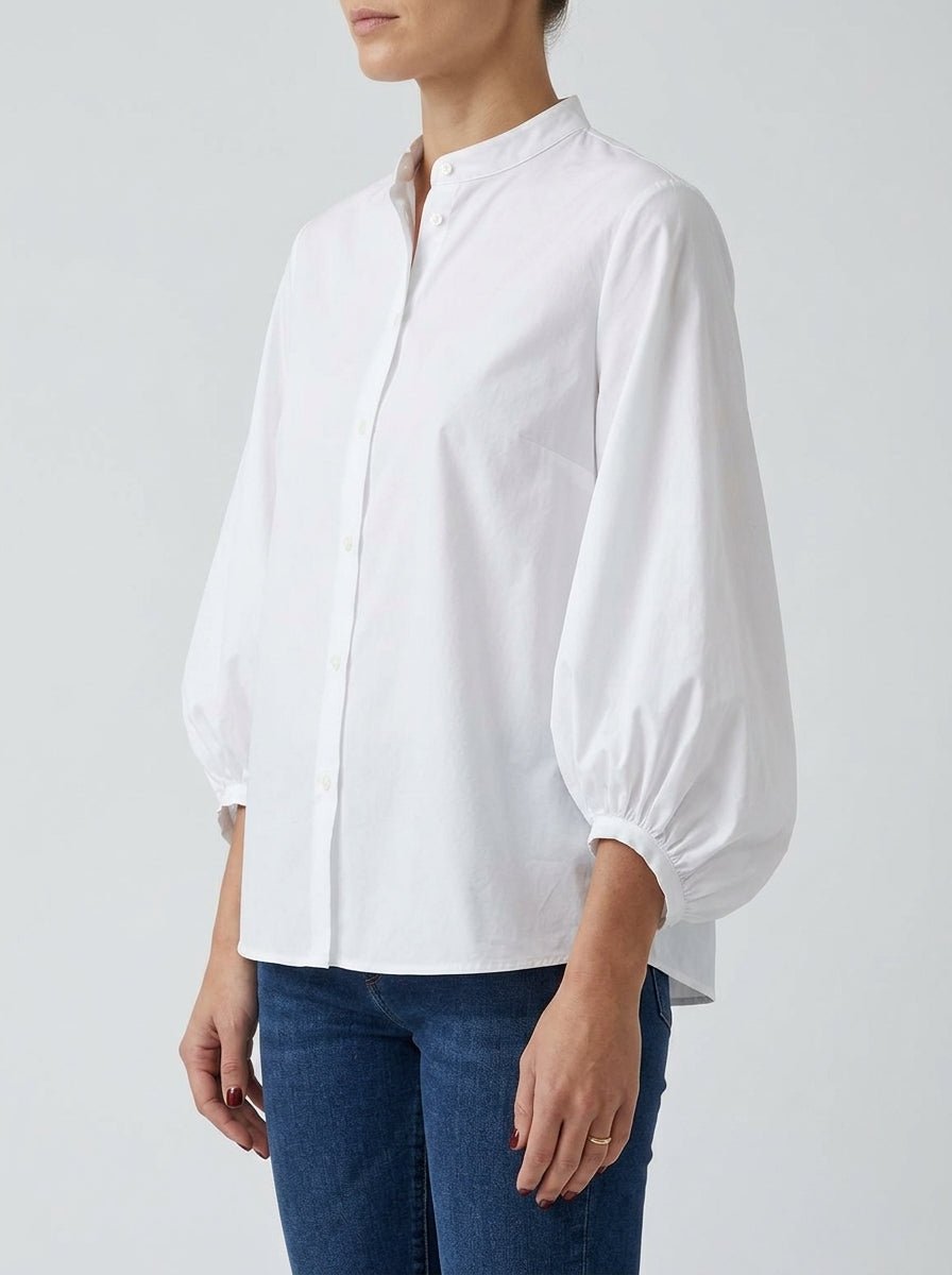 Camicia con maniche arricciate di Adele Mao