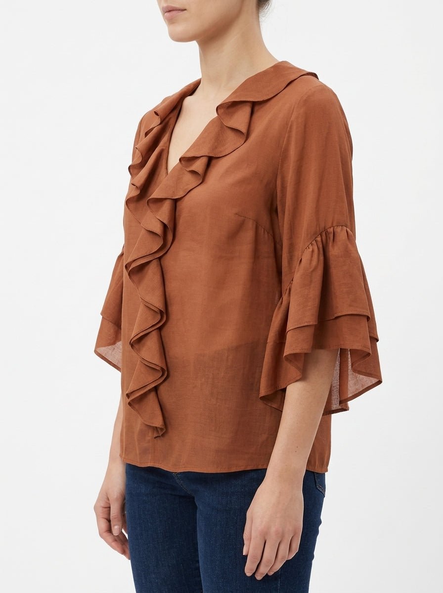 Camicettasnob Ruffle Blouse