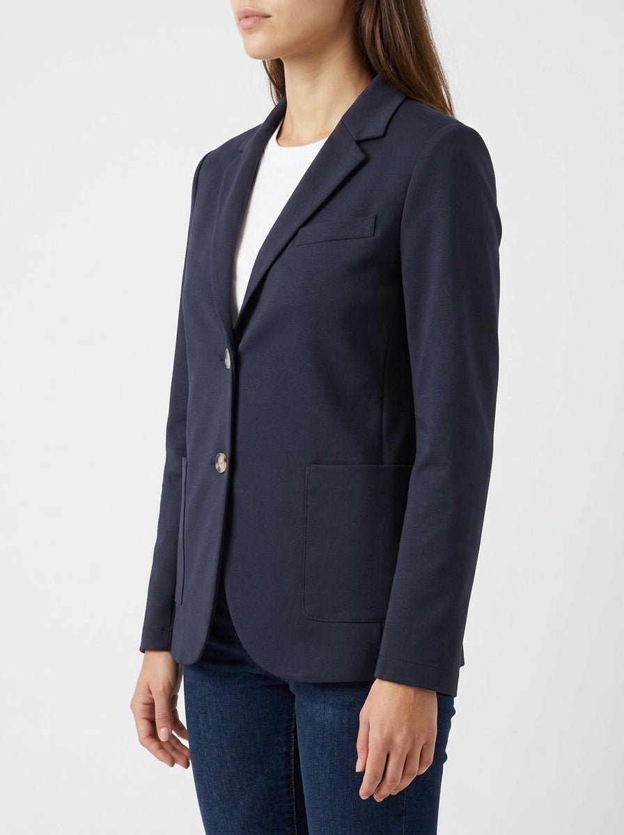 Harris Wharf London Techno Navy Blazer