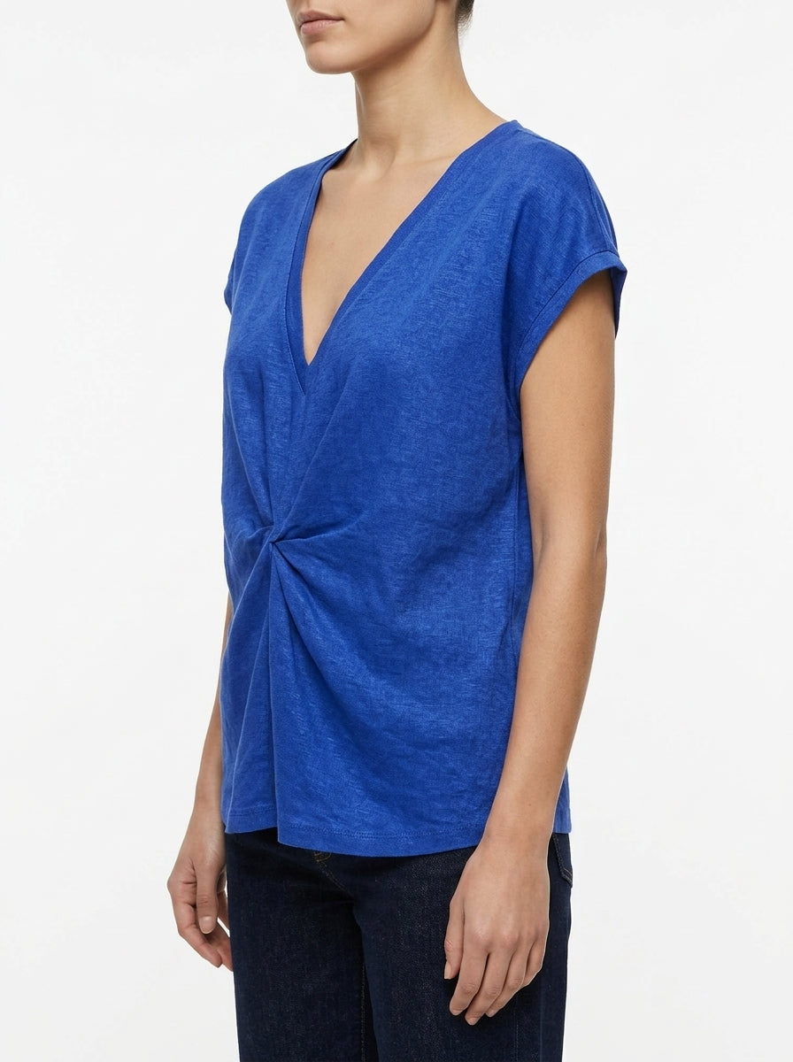 Camiseta Niu Drape Azul Klein