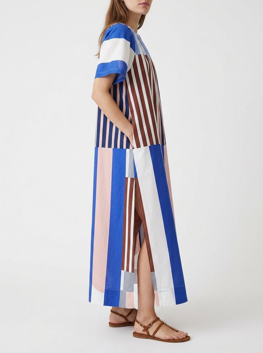 Robe rayée à col bateau Mapoésie