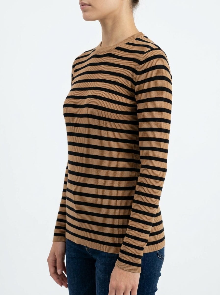 C.T Plage Striped Round Neck T-shirt