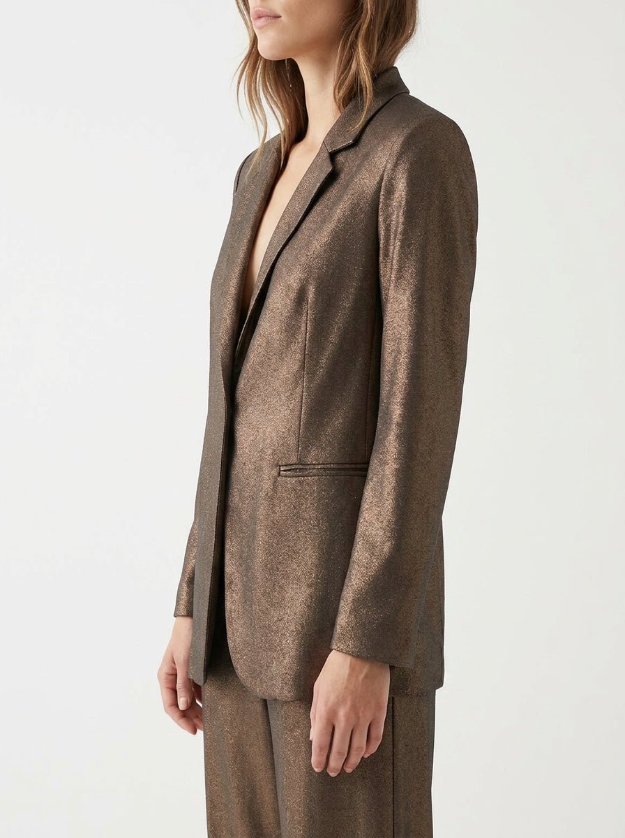 Majestic Filatures Lurex Button Blazer