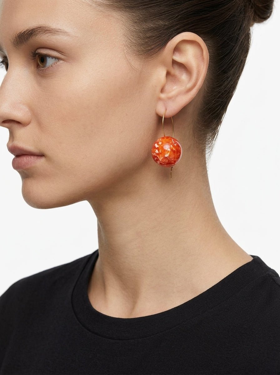 Pendientes Fabrizio Marcantelli Bola Coral