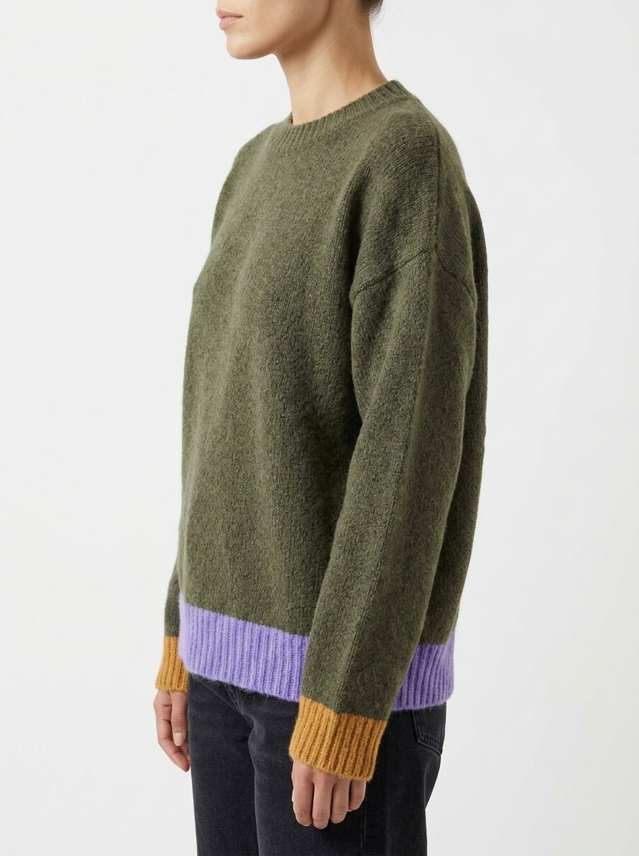 Khaki Green Niu Sweater