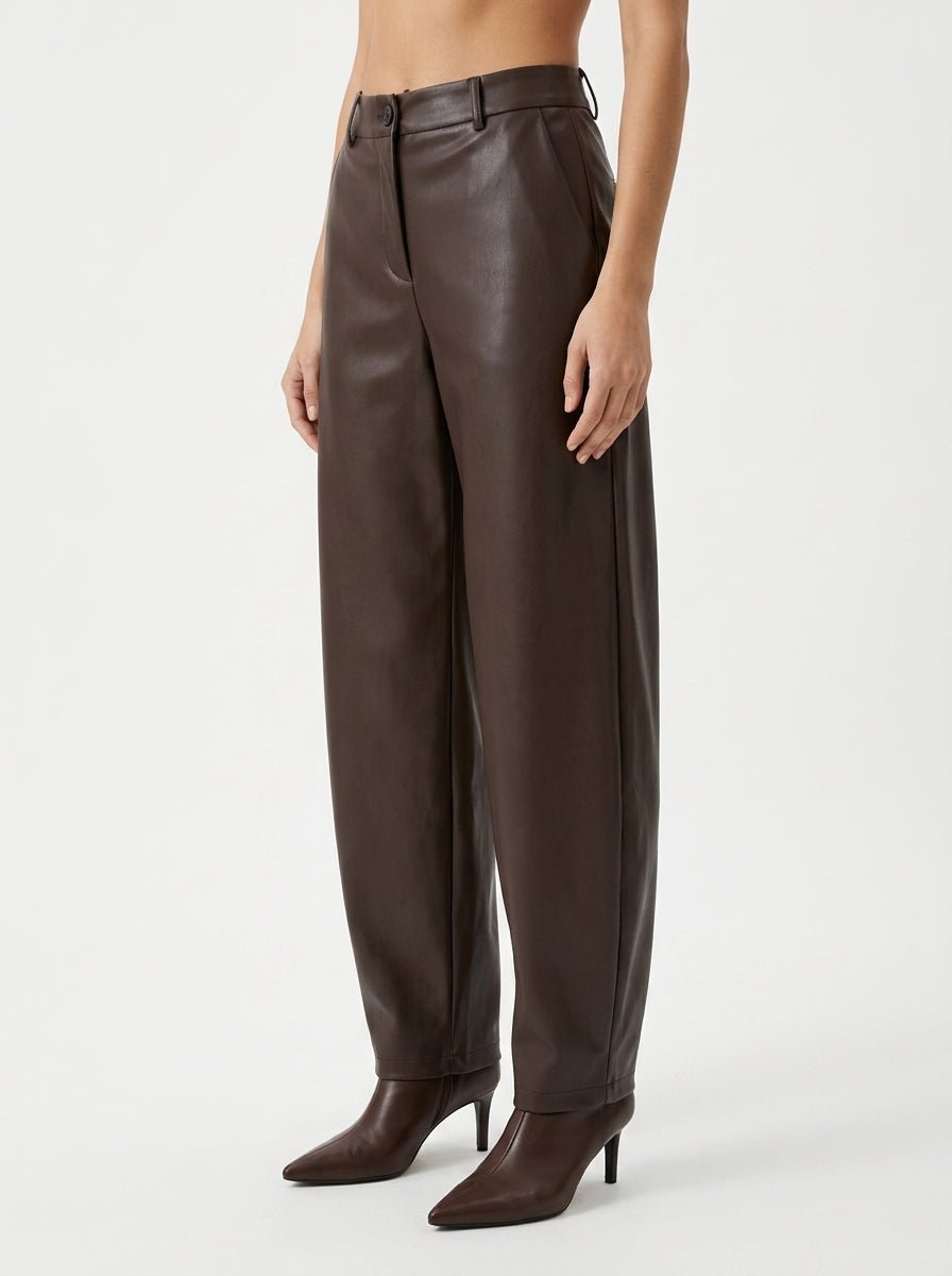 Pantalón AgoeFilo Via Tortona Marrón Chocolate