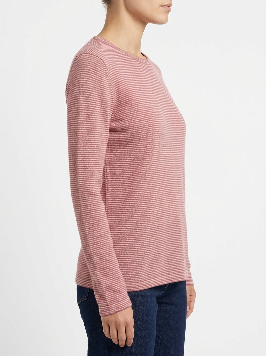 Camiseta Universel Rayas Rosa