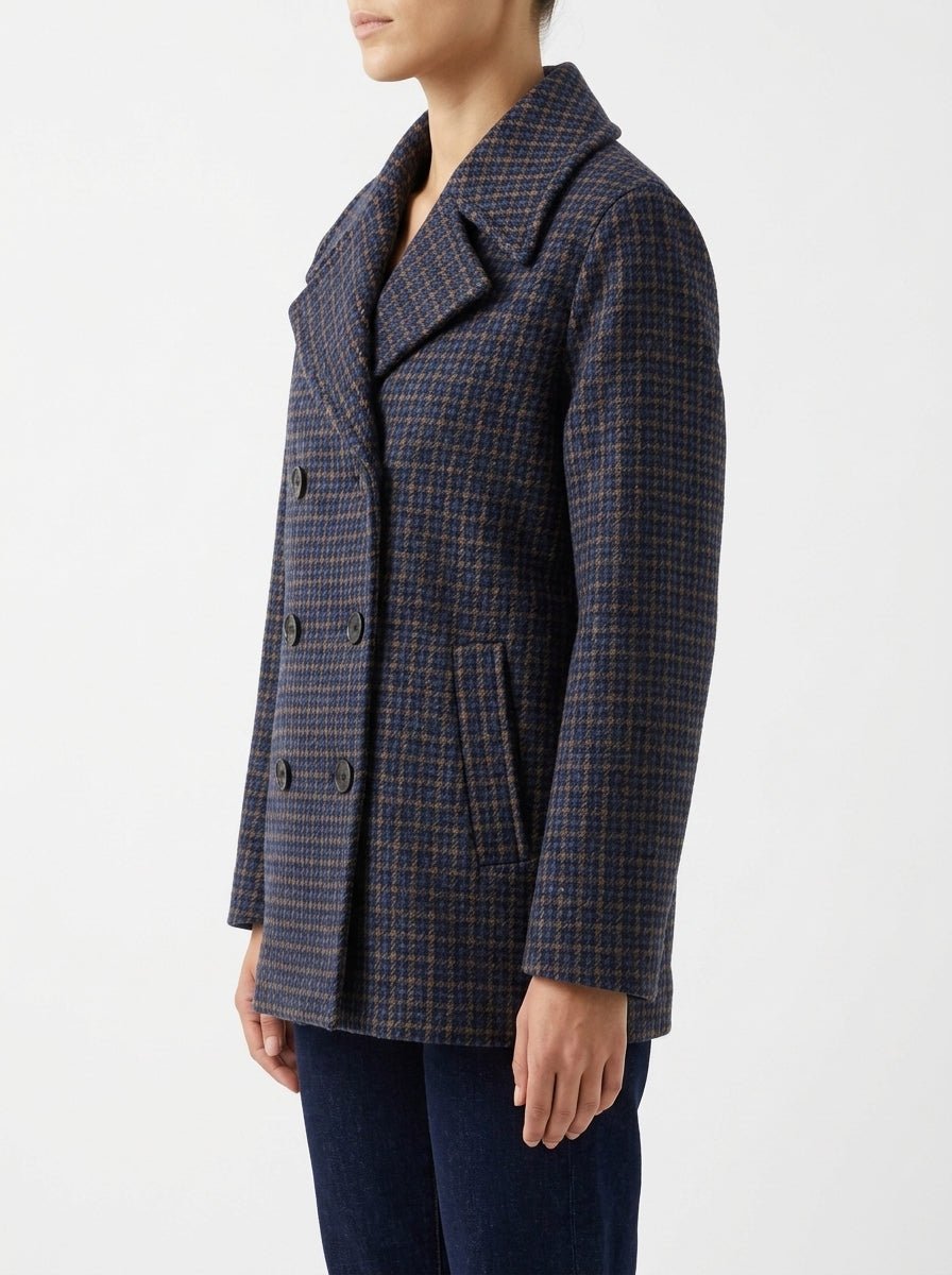 Chaqueton Goodmatch Pata de Gallo Azul