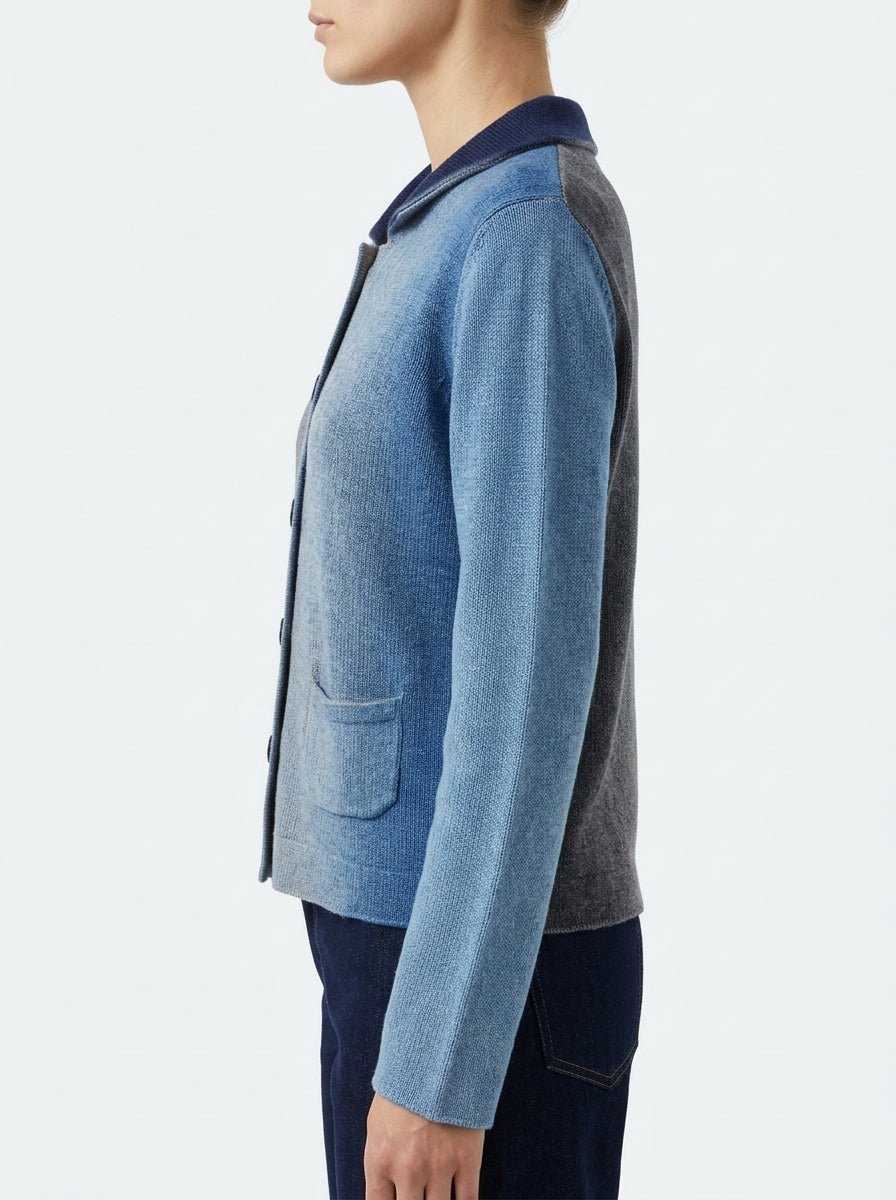 Cardigan Alessandro Aste Aurora Grigio