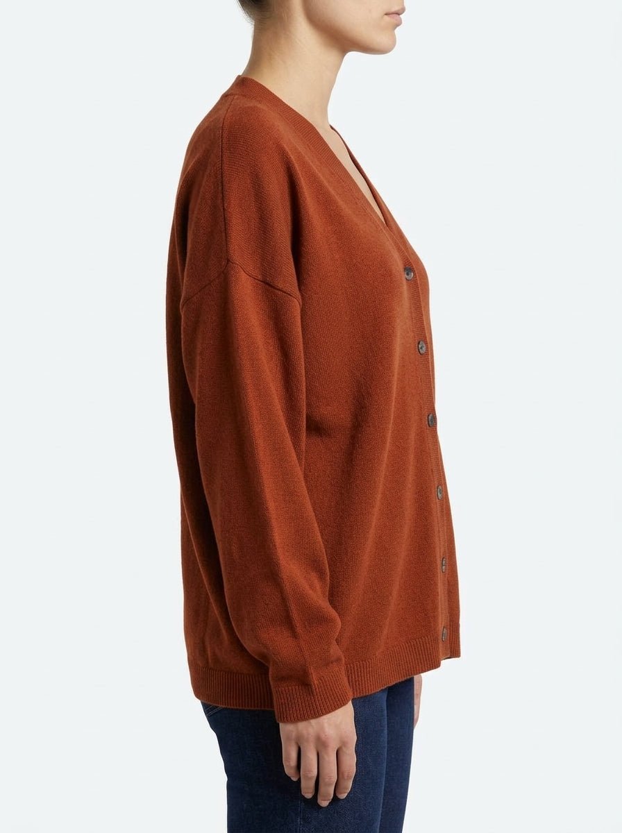 Cardigan Arancio Alessandro Aste Zaza