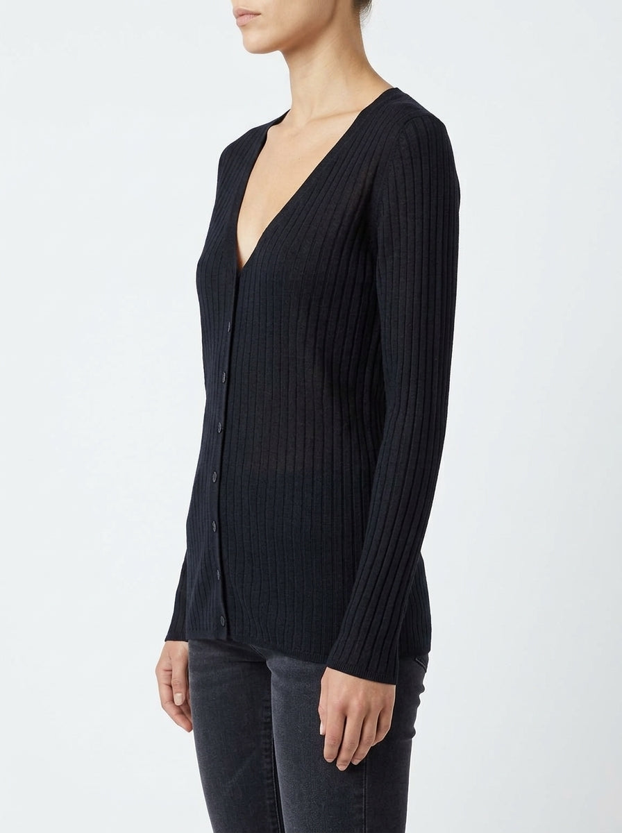 Cardigan C.T. Plage Canalé Azul Marino