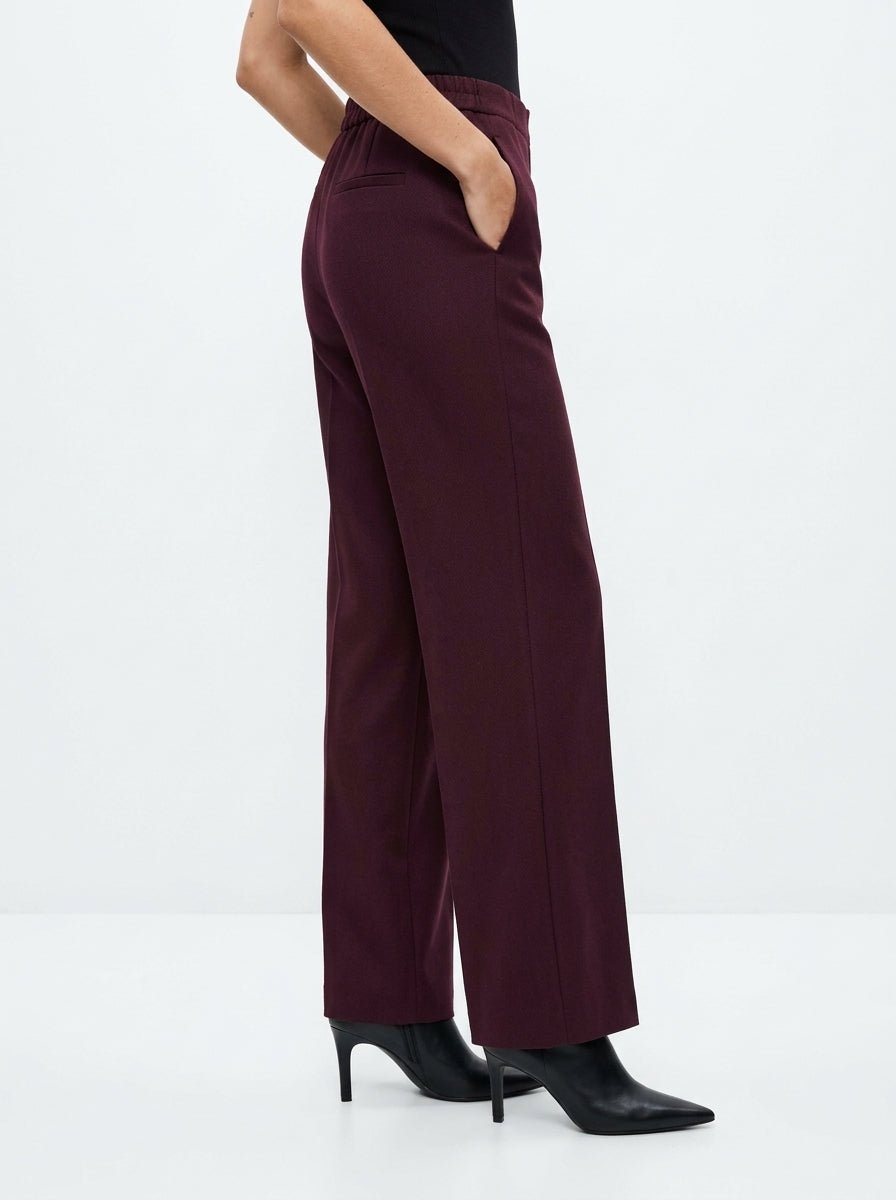 AgoeFilo Via Milano Pants Burgundy
