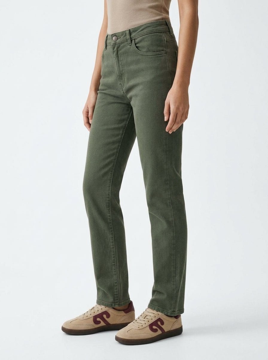 Cigala's Straight Green Jeans