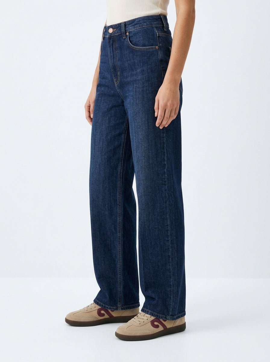 Cigala's Palazzo Five Pocket Blue Jeans