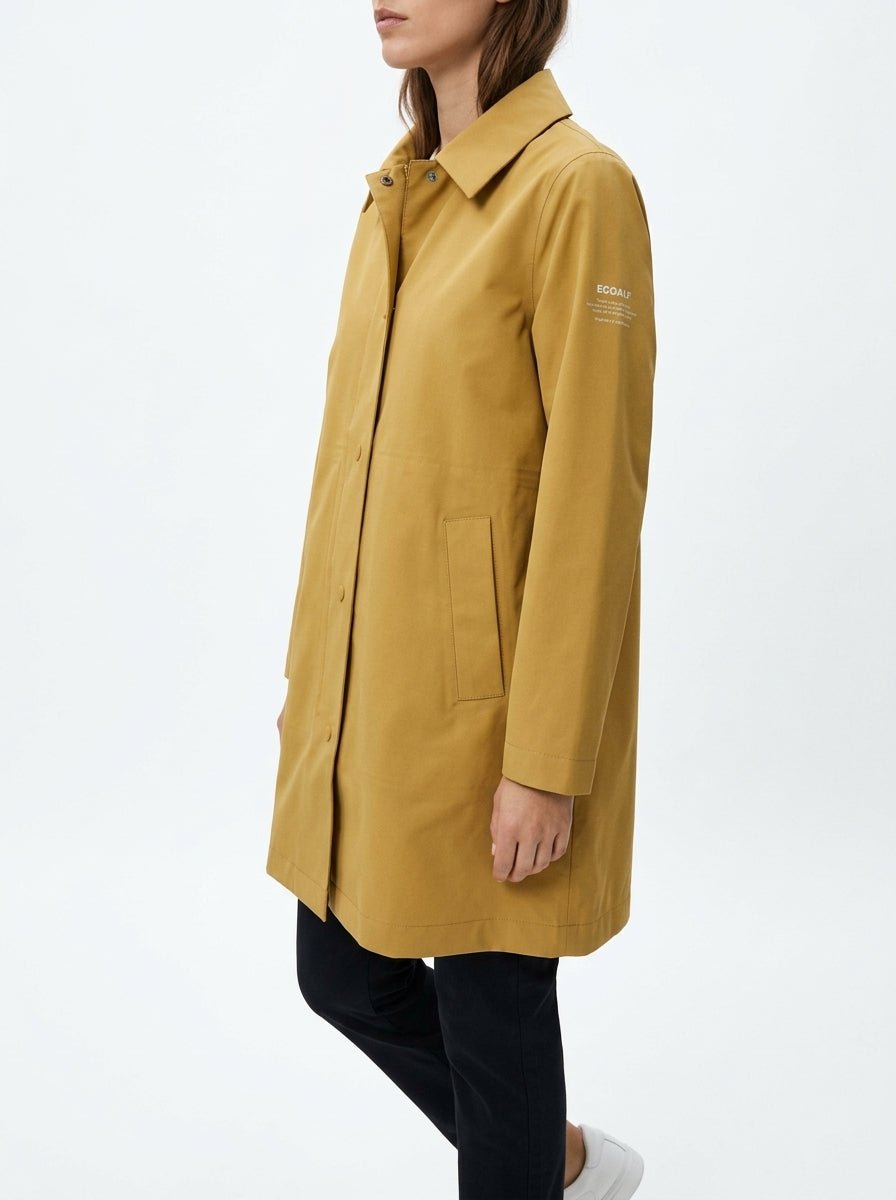 Gabardina Ecoalf Tormenta Camel
