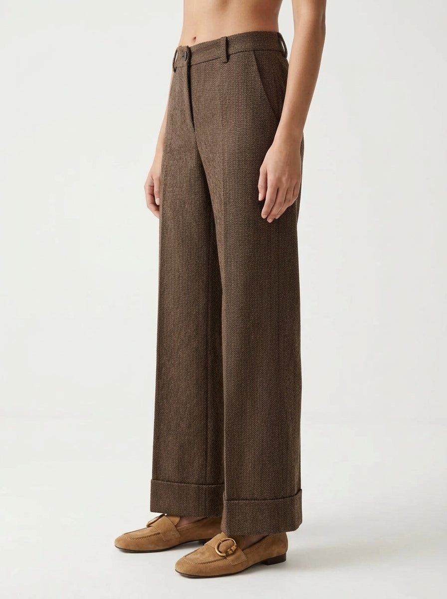 Pantalón AgoeFilo Via Mascheroni Marrón