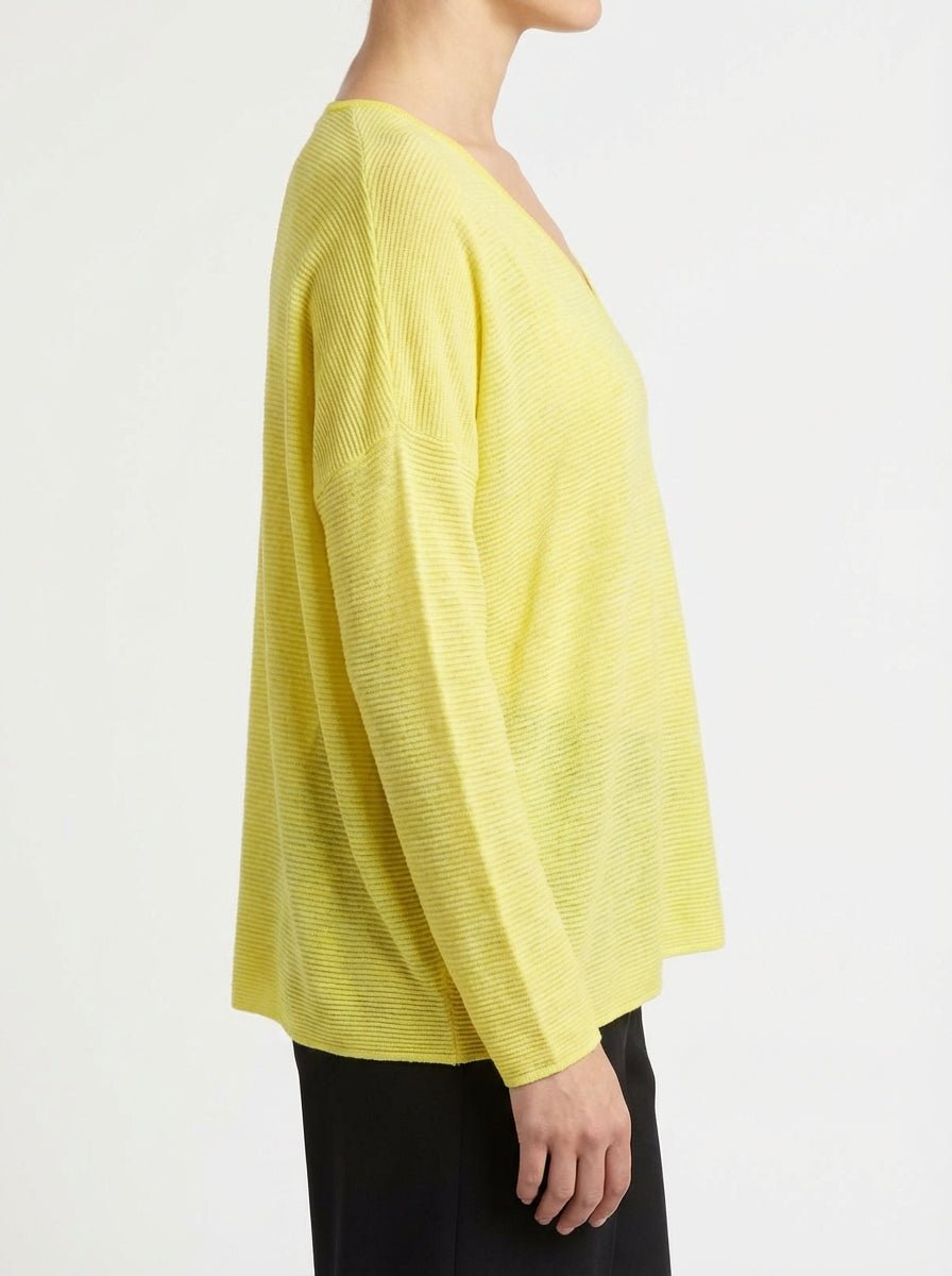 Maillot Rayé Jaune Universel