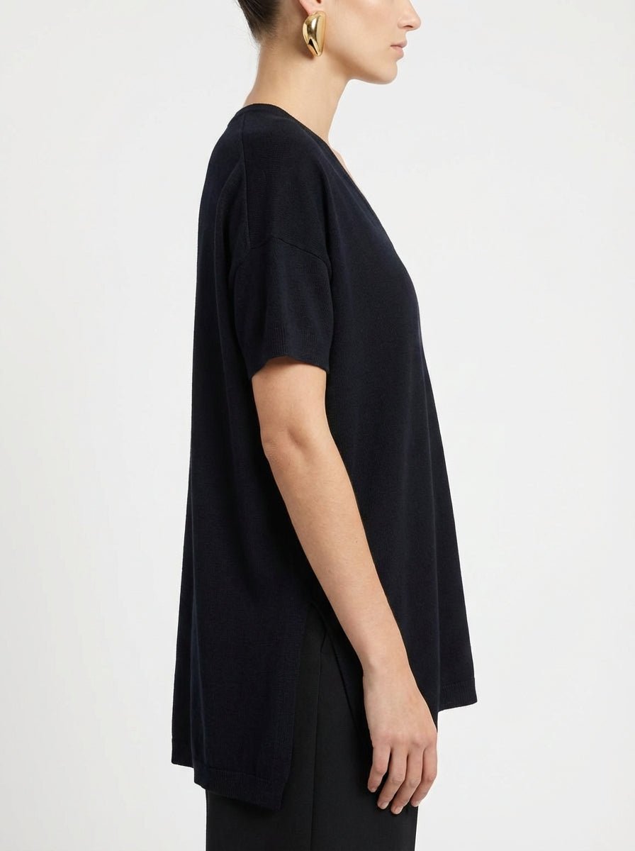Base Milano Wide Short Sleeve Jersey Black