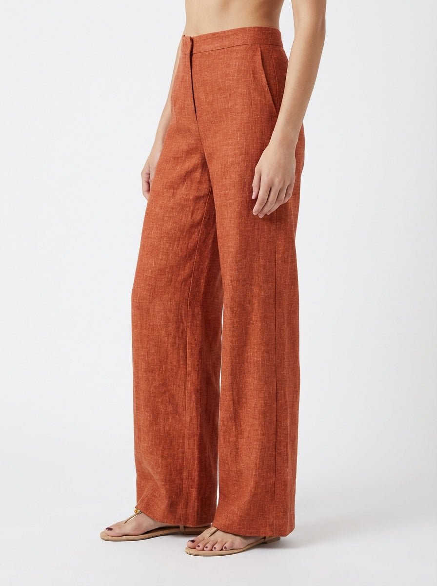 Pantalon Goodmatch Palazzo Orange