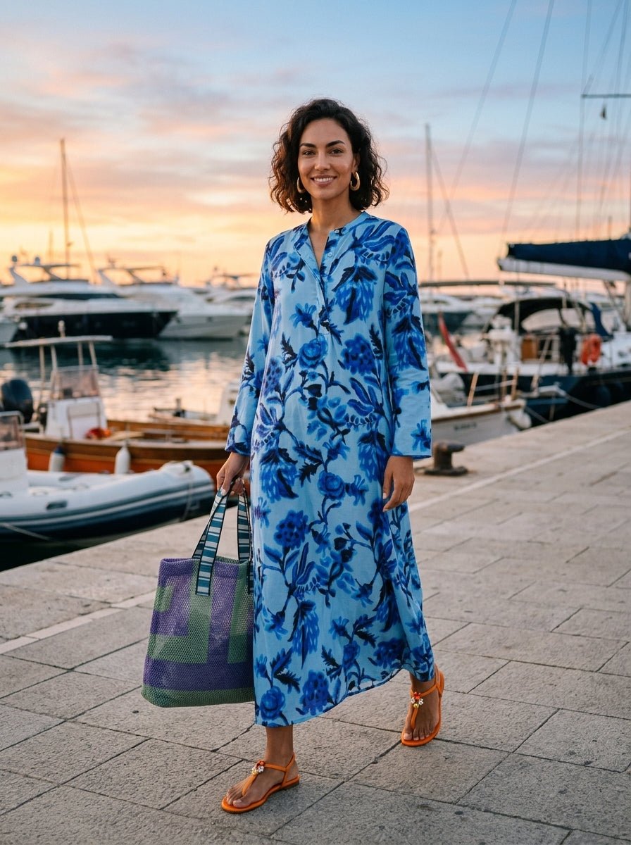 Vestido One season Long Genie Milos Azul
