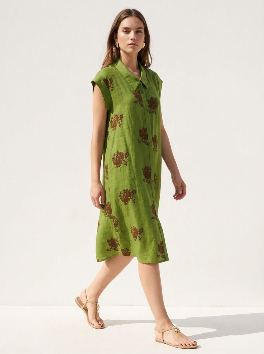 Vestido Camisero Justmine Bordado