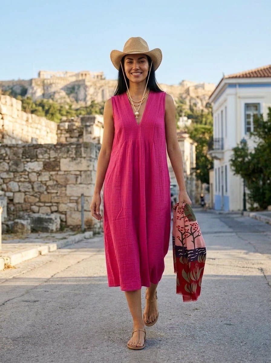 Abito fucsia Amy di etica Zen
