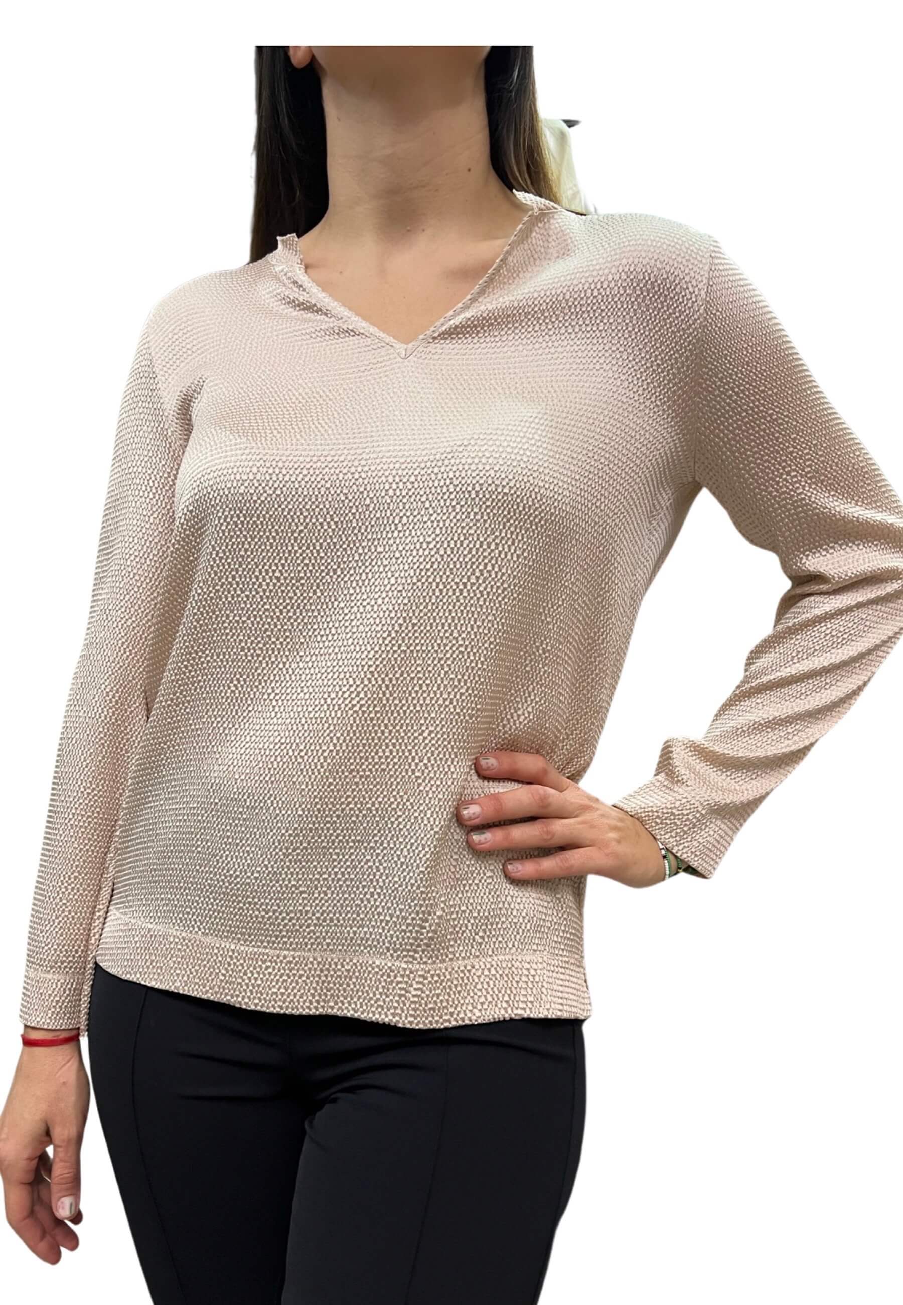 Chemise c-zéro chemisier en soie