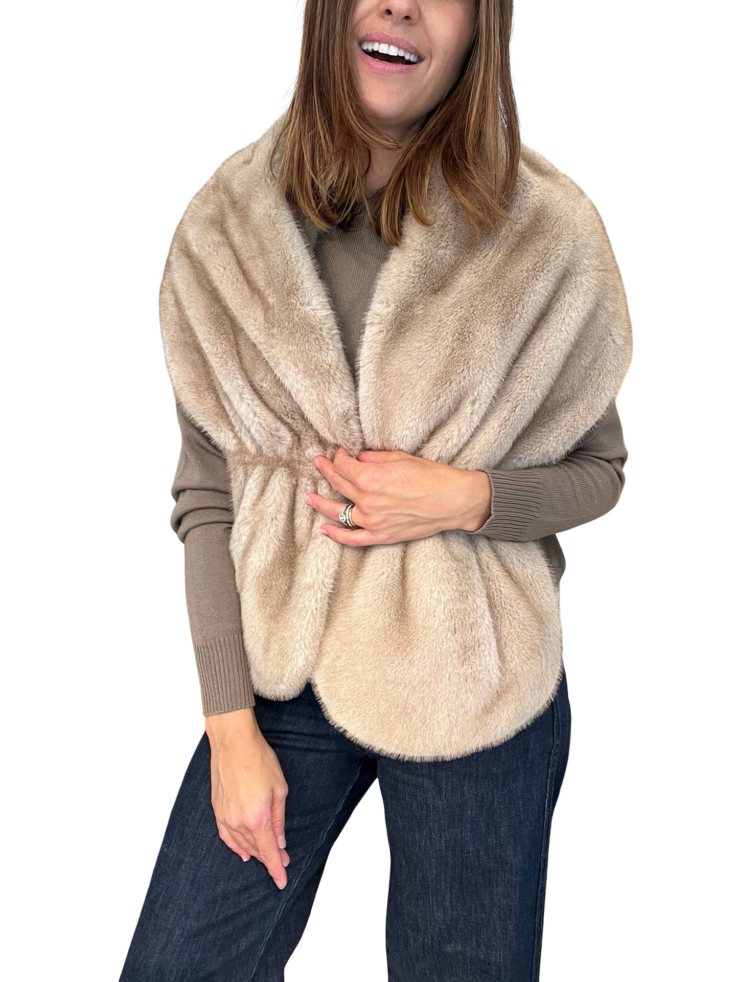 Cuello Beta Corradi Ecologico Mink Beige